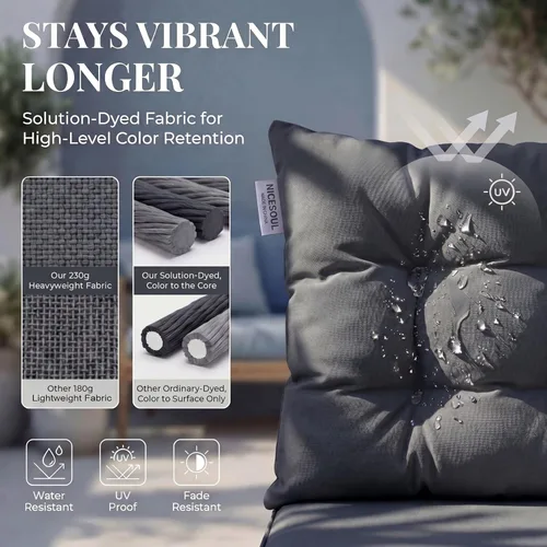 Miniatura 7 de NICESOUL Silla plegable con soporte, cómodas sillas colgantes para patio para adultos, 350 libras, resistente y duradera, sillas de cáscara de huevo
