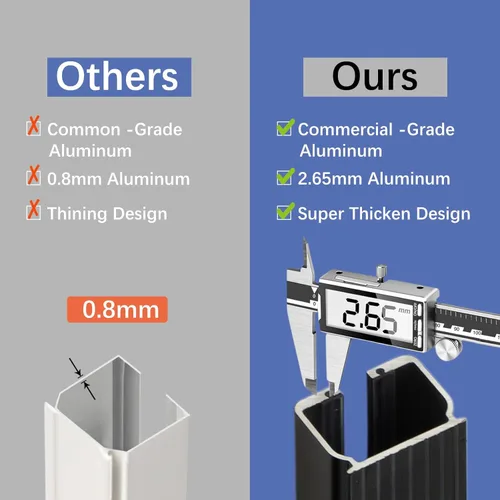 Miniatura 2 de Cortina de techo súper resistente, fácil de instalar, cortina deslizante suave para montaje en techo y pared, divisor de habitación, para sala