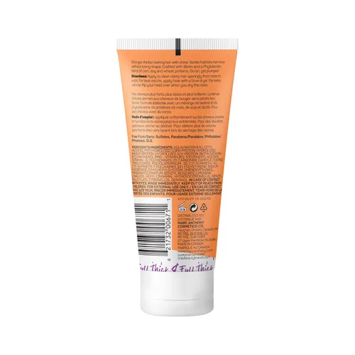 Miniatura 8 de Marc Anthony Crema de peinado engrosante para cabello fino y plano, grueso al instante, crema voluminizadora para el cabello con biotina, sujeción