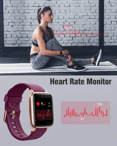 Miniatura 4 de Reloj Fitness Tracker Relojes Fitness para Hombres Mujeres (Hacer/Atender Llamadas), Reloj Inteligente de 1.85" para iPhone/Teléfonos Android