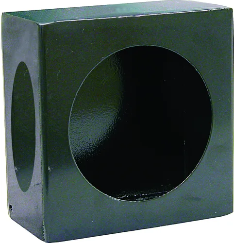 Miniatura 8 de Jalón LB6123 de luz redonda dual de Buyers Products, acero con recubrimiento en polvo negro, diseñado para luces DOT redondas de 4 pulgadas, mide 3