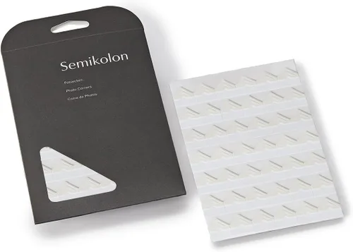 Miniatura 6 de Semikolon - Esquinas autoadhesivas para álbumes, 252 piezas, color plateado Plata