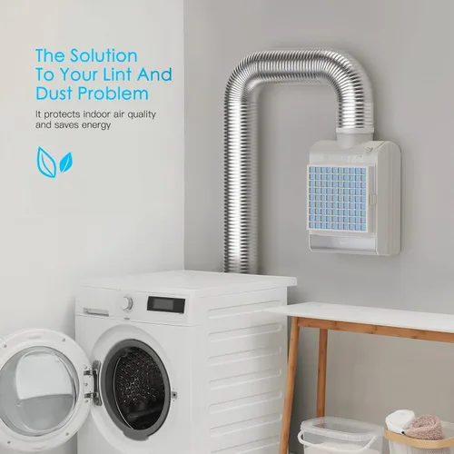 Miniatura 8 de FUNMAS Ventilación 3 en 1 para secadora interior + paquete de 10 filtros de repuesto FUNMAS