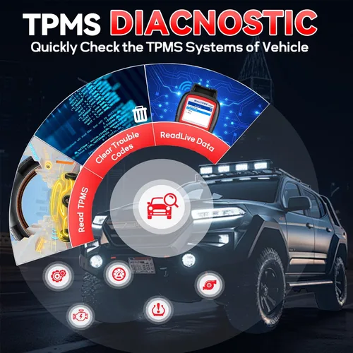 Miniatura 3 de Autel MaxiTPMS TS508WF Herramienta de programación TPMS Actualización de TS501 Pro TS408S Activar/Relearn Autel TPMS Sensores, lectura/borrar código