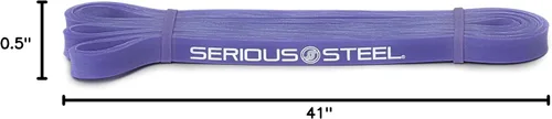 Miniatura 10 de SERIOUS STEEL FITNESS Banda asistida de 41 pulgadas, resistencia y estiramiento, bucle de asistencia de levantamiento de potencia y pull-up