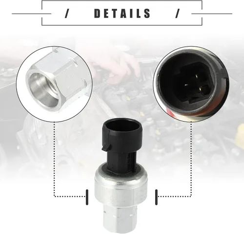 Miniatura 6 de Motoforti Sensor de presión del refrigerador de aire acondicionado, para Chevrolet Traverse LS LT LTZ 3.6L V6 - Gas 2009-2016, metal, 13587668, tono