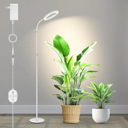 Luces de Plantas Grandes para Cultivo en Interiores 24V, Espectro Completo Mejorado de 660nm, Luz de Cultivo LED LUMILEDS, Lámpara de Cultivo de 8.1