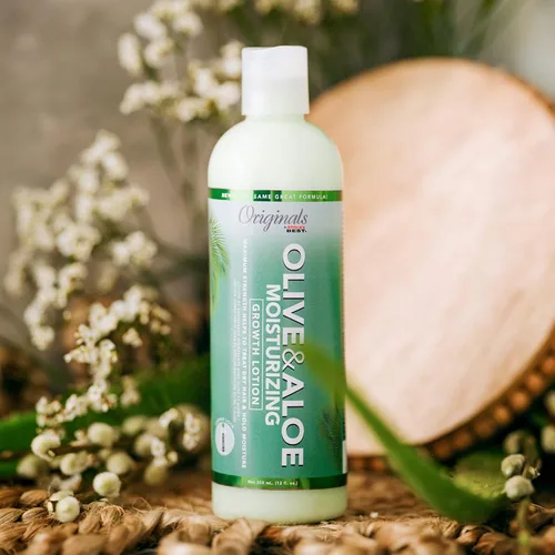 Miniatura 5 de Originals by Africa's Best Loción hidratante de crecimiento de oliva y aloe, paso final de hidratación, para todo tipo de cabello y texturas, sin