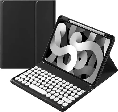 Miniatura 11 de kaitesi Funda de teclado para iPad A16 de 11ª generación de 11 pulgadas 2025, iPad de 10ª generación de 10.9 pulgadas 2022, funda de teclado