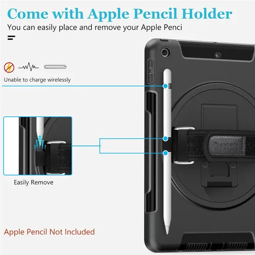 Miniatura 8 de Funda para iPad de 6ª/5ª generación de 9.7 pulgadas: Funda de TPU para iPad 9.7 (2018/2017) y iPad Air 2 de 9.7" con protector de pantalla - Soporte