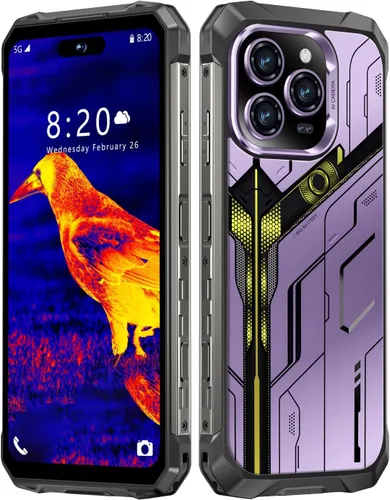 Miniatura 11 de MMY 32+1TB Teléfono celular desbloqueado resistente Armor, teléfono inteligente de 6.99" HD con fotografía de visión nocturna de 68+108MP, 22000mAh