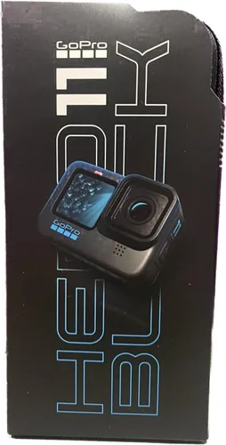 GoPro HERO11 Black - Cámara de acción impermeable con video Ultra HD 5.3K60, fotos de 27 MP, sensor de imagen de 1/1.9", transmisión en vivo, cámara