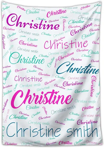 Manta de bebé personalizada con nombre para niñas, mantas con nombre de bebé floral personalizadas para bebés, recién nacidos