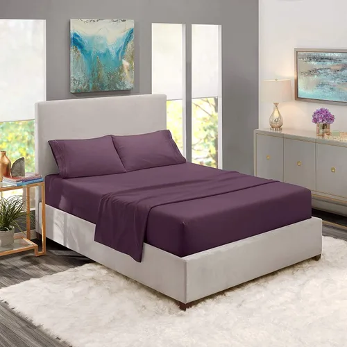 Miniatura 17 de Juego de sábanas divididas de 5 piezas, juego de sábanas de tamaño King dividido para cama ajustable, 100% algodón, 800 hilos, bolsillo profundo