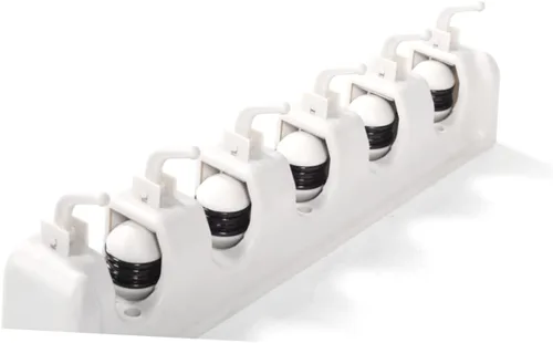 Miniatura 9 de CHILDWEET Soporte para escobas y fregonas, organizador de pared para colgar en la pared, organizador de escobas para barrer, escobas para barrer