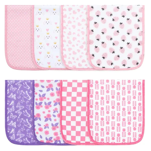 Miniatura 17 de Hakochia Paños para eructos para bebé, niño y niña, de algodón orgánico, grandes, unisex, extra absorbentes, suaves, neutros, trapos para eructos