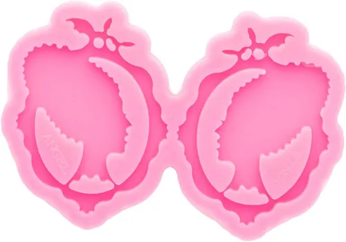 Miniatura 7 de Hermosos aretes de cabeza de mujer, moldes de resina, aretes de bricolaje, llavero, molde de silicona para fundición de resina, hecho a mano