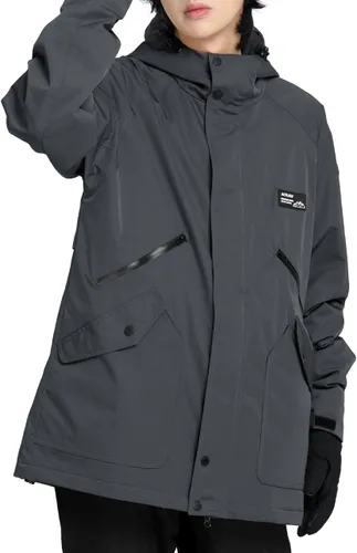 Miniatura 8 de Actleis - Chaqueta impermeable para hombre de snowboard, cálida, cortavientos, para invierno, con capucha