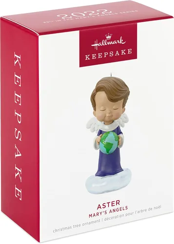Miniatura 3 de Hallmark Keepsake Adorno de Navidad 2022, Aster de los ángeles de María