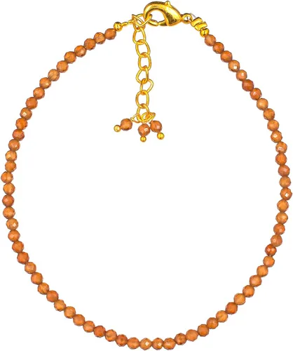 Miniatura 12 de TGH Pulsera de cuentas naturales con piedras preciosas microfacetadas, joyería para ella, cristales curativos energéticos de piedra natal, cadena