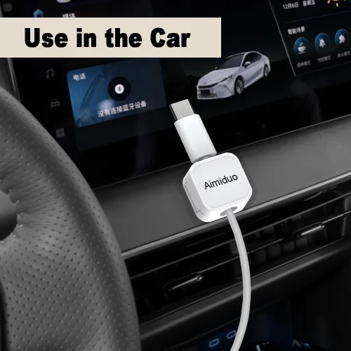 Miniatura 5 de Paquete de 10 clips magnéticos para cables, organizador de cables, soporte adhesivo para cable de teléfono para mesita de noche, escritorio, cables