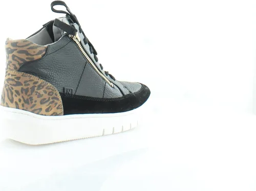Miniatura 8 de Naturalizer Hadley-Hi - Tenis de moda para mujer, Negro (BlackCheetah), 9