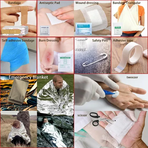 Miniatura 5 de IFAK - Kit universal de primeros auxilios para trauma, bolsas Molle, kit de supervivencia de emergencia adecuado para el hogar, automóvil, viajes