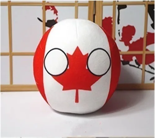 Miniatura 33 de Polandball Countryballs Muñeco de peluche Ucrania España Hungría Portugal Rumanía Grecia Austria México Polonia Ball (15,3.8 pulgadas)
