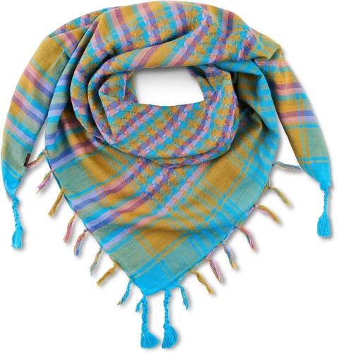 Miniatura 40 de LOVARZI Shemagh Cottons Arab Keffiyeh - Bufanda militar táctica para cabeza y cuello