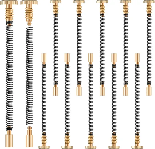 Kit de reparación de repuesto de 10 piezas, cada pieza incluye dedal de resorte y tornillo de base, resorte de tornillo de pedernal para encendedor