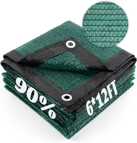 Miniatura 9 de Cool Area Lona de malla con ojales para cubierta de plantas, toldo de patio de 10 x 20 pies, para jardín, pérgola, invernadero, coche, granero, 55%