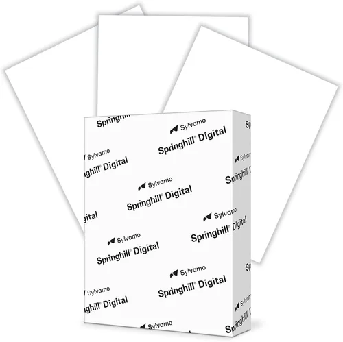 Miniatura 5 de Springhill Papel de cartulina blanco de 8.5 x 11 pulgadas, 90 libras, 163 gsm, 250 hojas (1 resma) - Cartulina ligera de alta calidad, papel de 90
