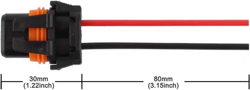 Miniatura 2 de TOMALL 9005 HB3 bulbo zócalos hembra adaptador cableado arnés conector para bombilla