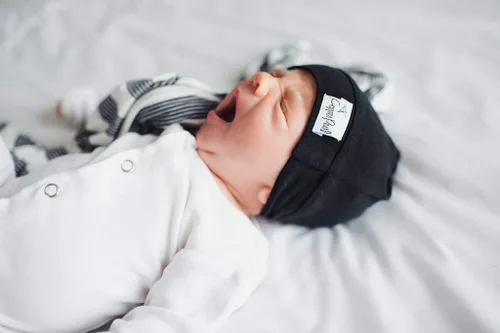 Miniatura 47 de Copper Pearl - gorro de bebé con nudo superior elástico suave