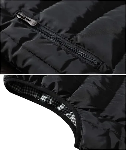 Miniatura 5 de Abrigos acolchados con cuello alto y estilo casual para exteriores para hombre