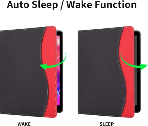 Miniatura 6 de HFcoupe Funda 10.2 para iPad 2021 de 9ª generación, iPad 2020 de 8ª generación y iPad de 7ª generación 2019, funda protectora de cuero con múltiples