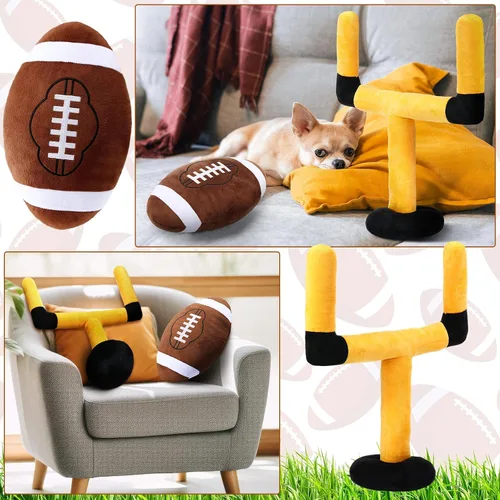 Miniatura 5 de Sliner Juego de almohadas de fútbol mullidas con pelota rellena de pelota de fútbol suave pelota deportiva fuerte interactiva deportiva creativa
