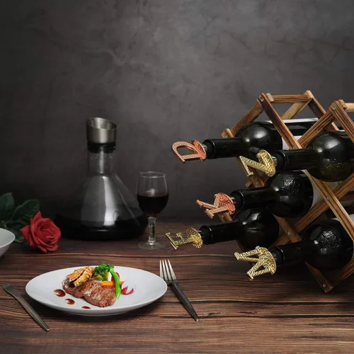 Miniatura 7 de Miicol Tapón de vino, Prosecco Topper, Tapón de champán personalizado, Accesorios de vino de oro, Regalo de los amantes del vino, regalo de Oro rosa