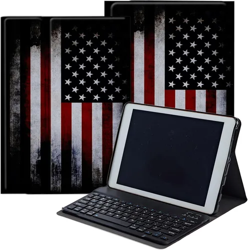 Miniatura 12 de DEGDFSGR Funda para Samsung Galaxy Tab A8 10.5 con teclado, teclado inalámbrico desmontable cierre magnético, funda protectora para Samsung Tab A8