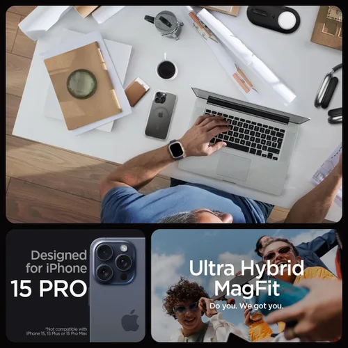 Miniatura 277 de Spigen Funda para iPhone 13 Mini, ultra híbrida MagFit [antiamarilleo] [compatible con Magsafe] - Transparente
