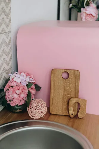 Miniatura 4 de Cuchillo de madera seguro para niños, cuchillo Montessori de utensilios para niños, picador de verduras y frutas, madera de fresno
