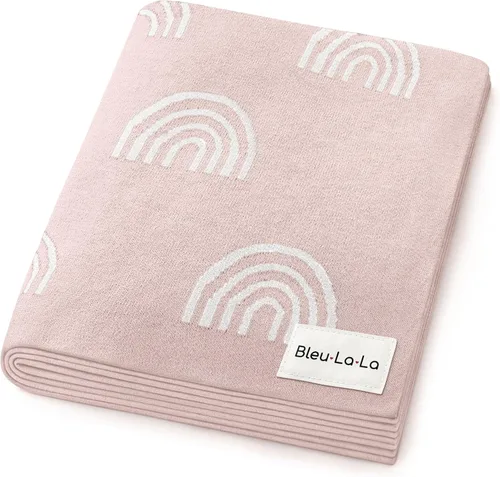 Miniatura 21 de Manta de punto para bebé, 100% algodón, suave, acogedora, para envolver cuna, manta de regalo para recién nacidos, bebés, niños pequeños, unisex 12