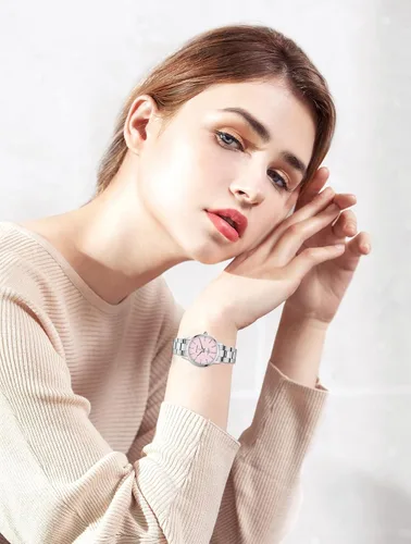 Miniatura 2 de SHINE GRACE Relojes de lujo luminosos clásicos para mujer, reloj de pulsera acentuado con cristal de primera calidad
