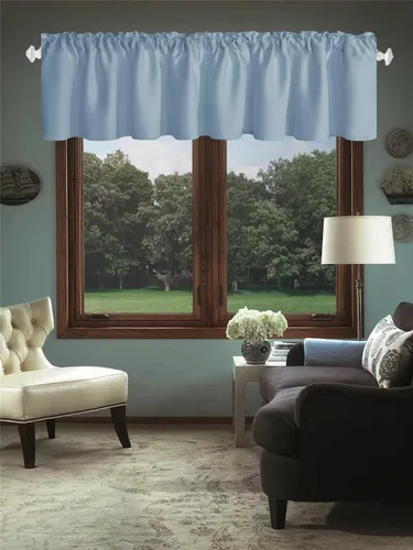 Miniatura 16 de Cortinas de cocina negras Ladity - 2 paneles de cortinas cortas opacas, 36 pulgadas, privacidad, niveles de café, cortinas de granja para ventana