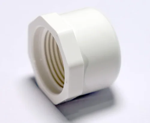 Miniatura 2 de Rainbow Dream Adaptador de enchufe hembra de PVC de 3/4 pulgadas - 10 paquetes, blanco