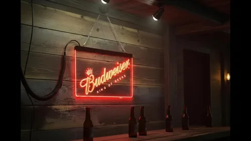 Miniatura 3 de Letrero de neón rojo para decoración de pared, cerveza, bar, club, letreros LED para oficina, hotel, pub, cafetería, fiesta de cumpleaños, cueva