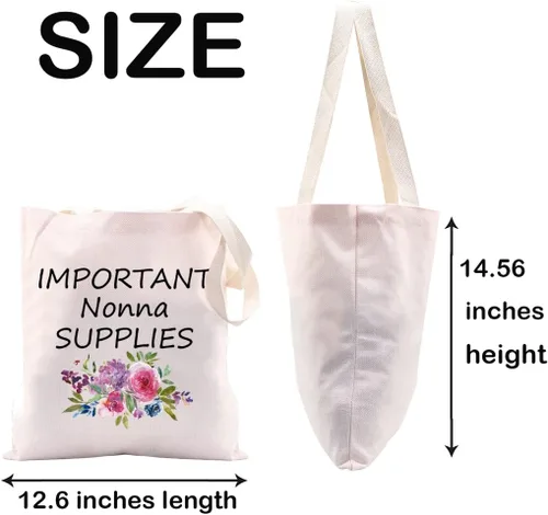 Miniatura 4 de JXGZSO Importante Nonna Supplies Tote Bag Nonna Regalo de cumpleaños Nonna Regalo Nonna Regalo del Día de la Madre