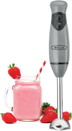 Miniatura 8 de BELLA Batidora de Mano de Inmersión, Mezclador Portátil con Accesorio de Batidor - Exprimidor Manual Eléctrico, Sacude, Hace Comida para Bebés