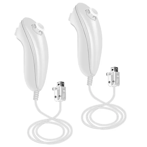Miniatura 7 de Nunchuck Controller, 2 Pack Nunchuck Controller Replacement for wii Nunchuck Controller Joystick Gamepad, Compatible with Nintendo Wii & Wii U
