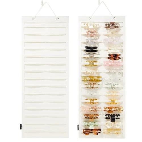 Organizador de pinzas colgantes para el cabello, organizadores y almacenamiento para mujeres y niñas, soporte de pinzas para el cabello para pared,